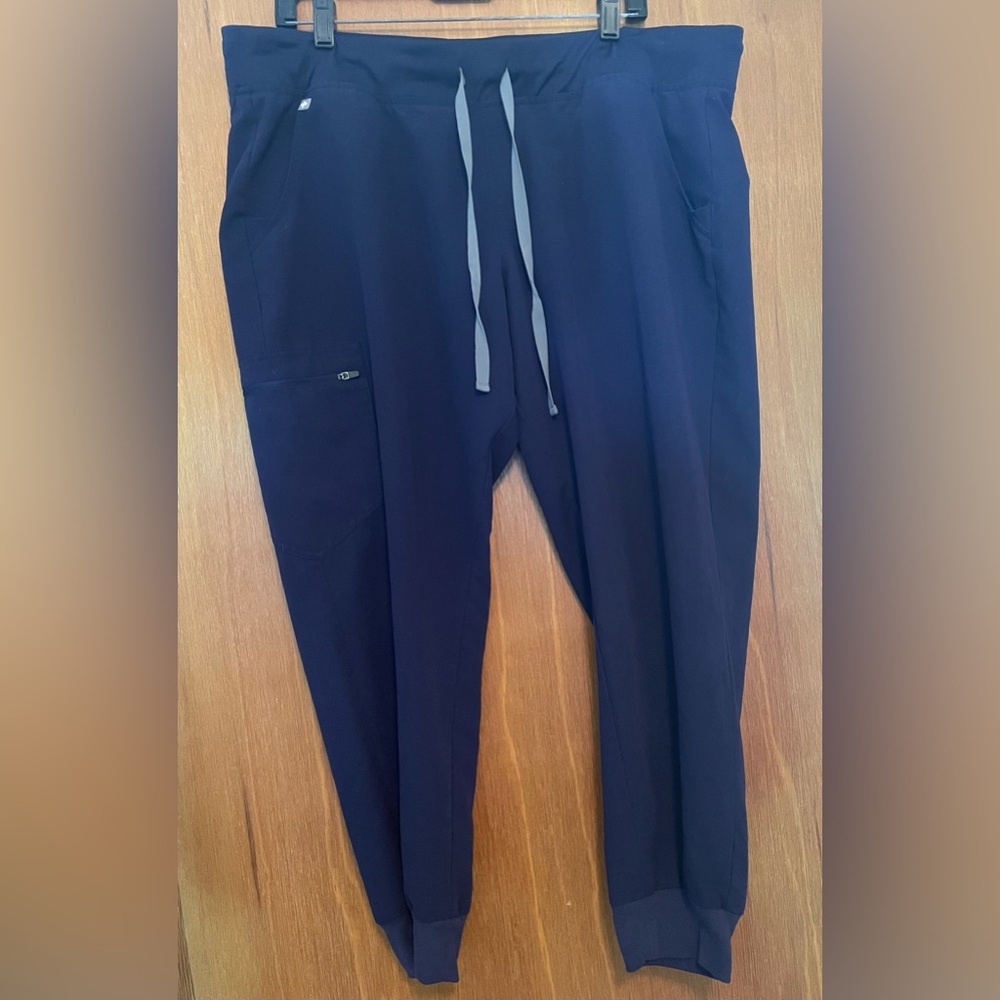 Figs Technical Collection Navy Blue Jogger Scrub XXL Petite bottoms